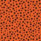 SQ3002 Fun Pawprints Square, Orange