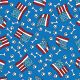SQ3005 Patriotic Doggie Bandana, Blue