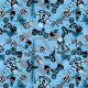 SQ3103  Dog Rider Bandana, Blue