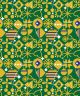 F7109 Christmas Fabric Green