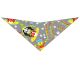 SA3011 Birthday Clown Doggy Bandana, Grey
