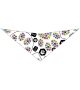 S3122 Colorful Paws Bandana, White
