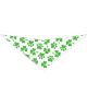 S3123 St. Patrick's Day Bandana Green/White