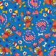 SQ3127 American Eagle Flag Doggie Bandana, Blue