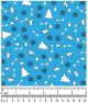 F7133 Christmas Fabric Blue
