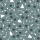 SQ3138 Christmas Square Bandana Grey