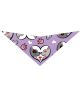 SA3145 Love Hearts & Pawprints Bandana, Purple