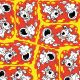 SQ3166 Funny Doggie Meets Baby Bandana, Red