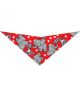 SA3167 Elephant Bath Doggie Bandana, Red