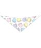 S3168 Easter Paws Bandana, White