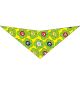 S3177 Flowers Paws Bandana Yellow