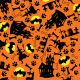 SQ3181 Halloween Doggie Bandana