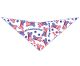 S3184 All American Dog Bandana, White