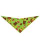 SA3018 - Chocolate Easter Bunny And Eggs Bandana, Green