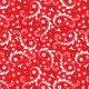 SQ3193 Paisley & Pawprints Bandana, Red