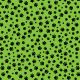 SQ3001 Fun Pawprints Square, Green