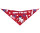 S3203 Fourth Of July Doggie Bandana, Red