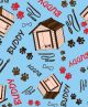 F7208 Buddy Dog House Fabric, Blue