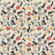 SQ3231 Travel Doggie France, Australia & Beyond Bandana, Grey