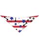 S3234 Stars & Bones Doggie Bandana, White