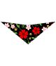 S3030 Flowers Bandana, Black