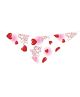 SA3035 Cupid & Hearts Doggie Bandana, White
