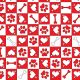 SQ3003 Valentine's Day Bandana
