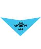 S3511 Adopt Me Pawprint Doggie Bandana, Blue