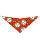 S3053 Stylish Doggie Clocks Bandana, Red
