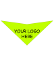 S3606 Black Logo Print, Neon Yellow Bandana