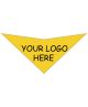 S3609 Black Logo Print, Golden Yellow Bandana