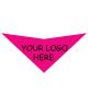 S3611 Black Logo Print, Hot Pink Bandana