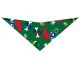 S3069 Christmas Bones & Stockings Doggie Bandana, Green