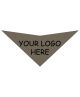 S3610 Black Logo Print, Brown Bandana