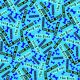 SQ3071 The Boss Square Bandana Blue