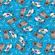 SQ3085 Doggie Bandana Blue