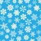 SQ3097 Snowflakes Square Bandana