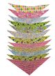 SPKS9 Bandanas Variety Pack Per Size - 12 assorted EASTER bandanas  