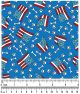 F7005 Patriotic Doggie Fabric, Blue