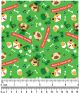 F7037 Happy St. Patrick's Day Doggie Fabric, Green