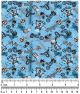 F7103  Dog Rider Fabric, Blue