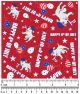 F7203 Fourth Of July Doggie Fabric, Red