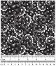 F7217 Paisley & Pawprints Fabric, Black