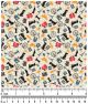 F7231 Travel Doggie France, Australia & Beyond Fabric, Grey
