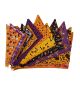 PKS12 60 Assorted HALLOWEEN Tieback Dog Grooming Bandanas / Groomers Bulk Package