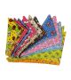 PKS4 60 Assorted DOGGIE Tieback Dog Grooming Bandanas / Groomers Bulk Package