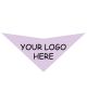 S3612 Black Logo Print, Light Purple - Lavender Bandana