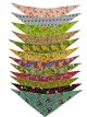 SPKS10 Bandanas Variety Pack Per Size - 12 assorted SPRING SUMMER bandanas  