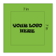SQ3605 Square Bandana Lime Green