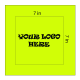 SQ3606 Square Bandana Yellow Neon